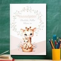 muckki.de Hausaufgabenheft Giraffe #1 DIN A5-48 Blatt mit Name und Klasse muckki.de Hausaufgabenheft Giraffe #1 DIN A5-48 Blatt mit Name und Klasse von muckki.de