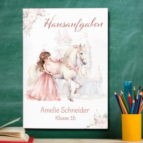 muckki.de Hausaufgabenheft Prinzessin #1 DIN A5-48 Blatt mit Name und Klasse muckki.de Hausaufgabenheft Prinzessin #1 DIN A5-48 Blatt mit Name und Klasse von muckki.de
