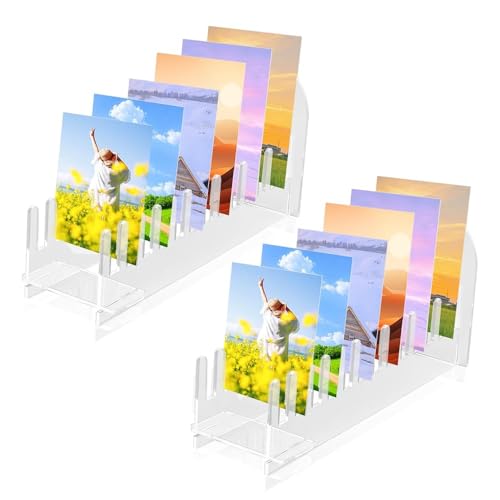 Kartenständer,2 Stück Grußkarten-Präsentationsständer,12-stöckige Acryl-Kartenregal,Rechteckiger Kartenregal Postkartenständer,Display-Ständer für Grußkarten Fotodisplay Verkaufstisch (Transparent) Kartenständer,2 Stück Grußkarten-Präsentationsständer,12-stöckige Acryl-Kartenregal,Rechteckiger Kartenregal Postkartenständer,Display-Ständer für Grußkarten Fotodisplay Verkaufstisch (Transparent) von mumisuto