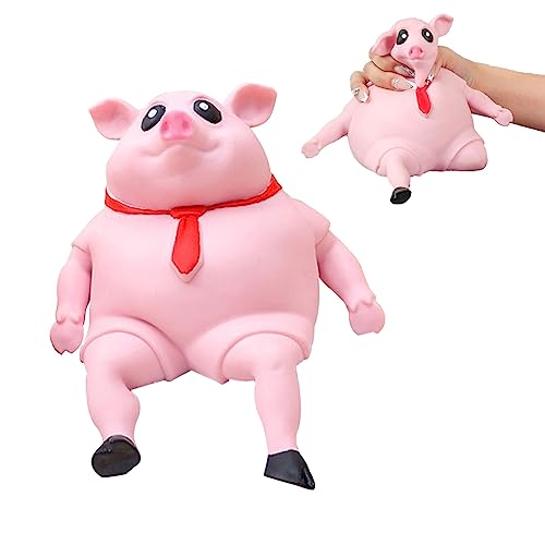 Schwein Stressspielzeug, Schweine-Quetschspielzeug, Stressbälle, Süßes Rosa Schweinchen Badespielzeug, Sensorisches Fidget-Spielzeug für Jungen und Mädchen, Spaßige Party-Druckspielzeuge (Große) Schwein Stressspielzeug, Schweine-Quetschspielzeug, Stressbälle, Süßes Rosa Schweinchen Badespielzeug, Sensorisches Fidget-Spielzeug für Jungen und Mädchen, Spaßige Party-Druckspielzeuge (Große) von mumisuto