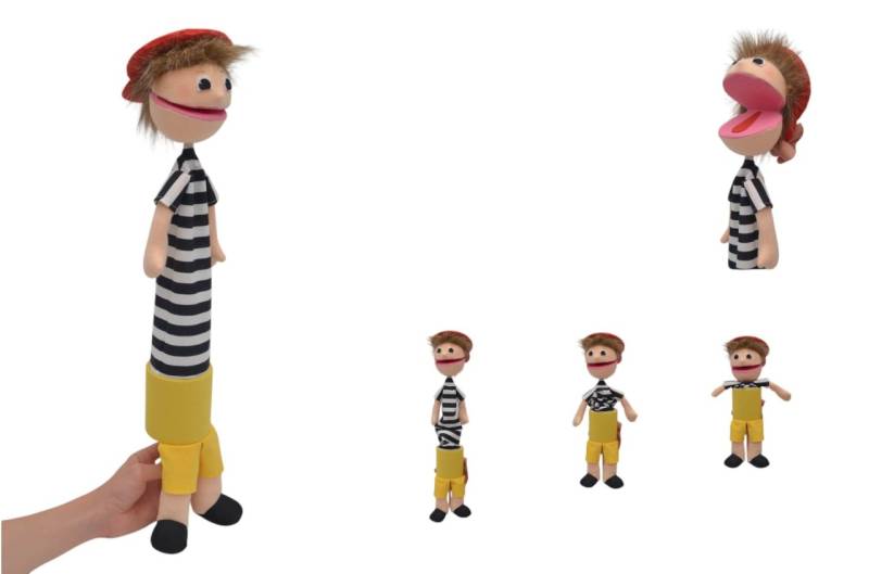 60 cm Stoffpuppe, ideales Hilfsmittel für Sprachtherapie von munabo