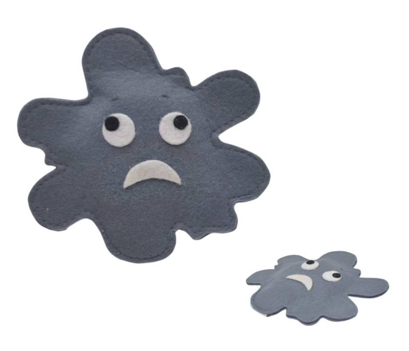 Handpuppe Fehlerwolke, Hilfsmittel für Sprachtherapie von munabo