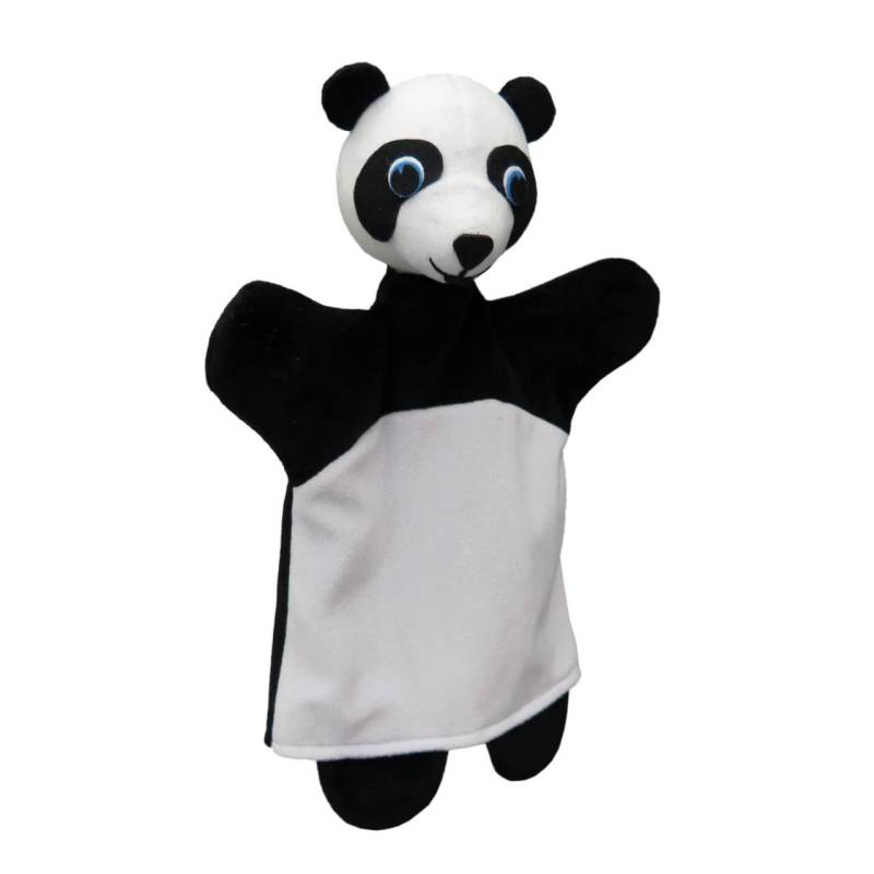 Handpuppe Panda, 27 cm – Sanfter Begleiter für fantasievolles Geschichtenerzählen von munabo