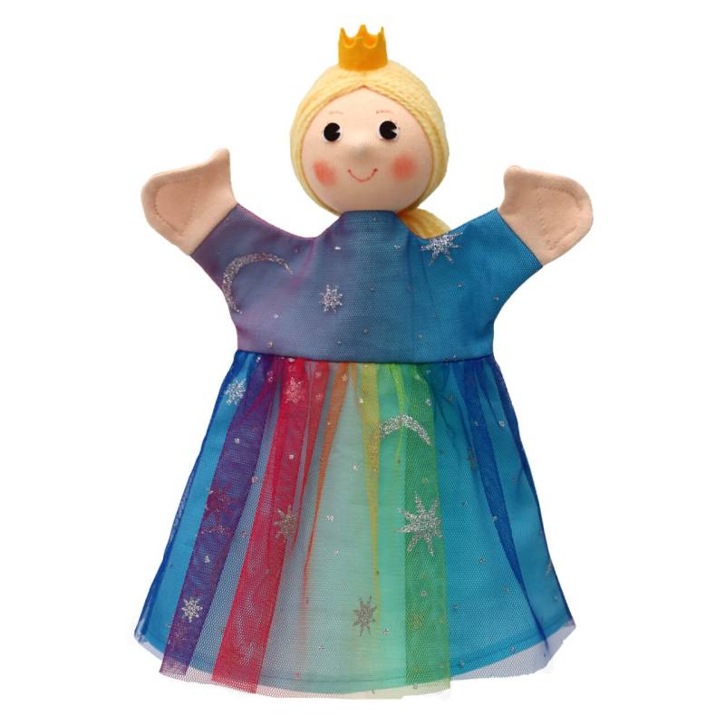 Handpuppe Prinzessin-Regenbogen 30 cm von munabo