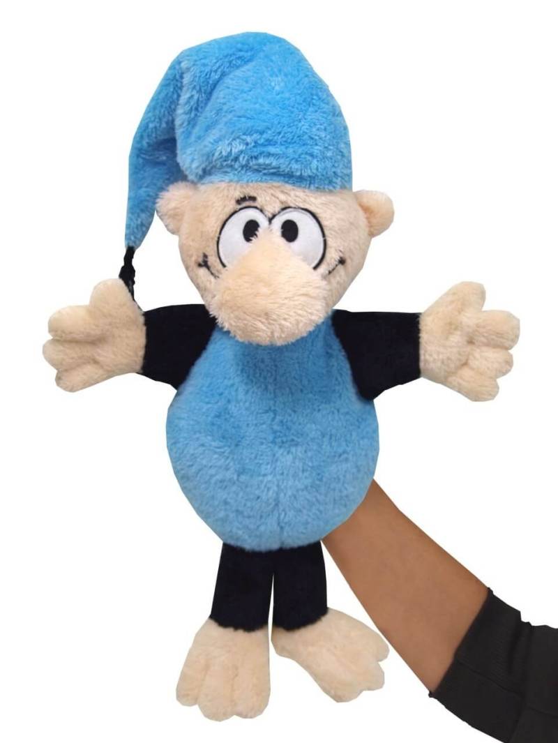Handpuppe Vochomurka blau 40cm – Freund von Křemílek , handgefertigt von munabo