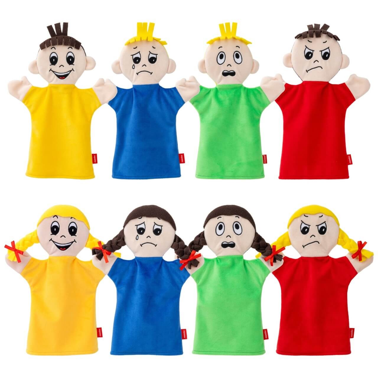 Handpuppenset Emotionen Mädchen und Jungs von munabo