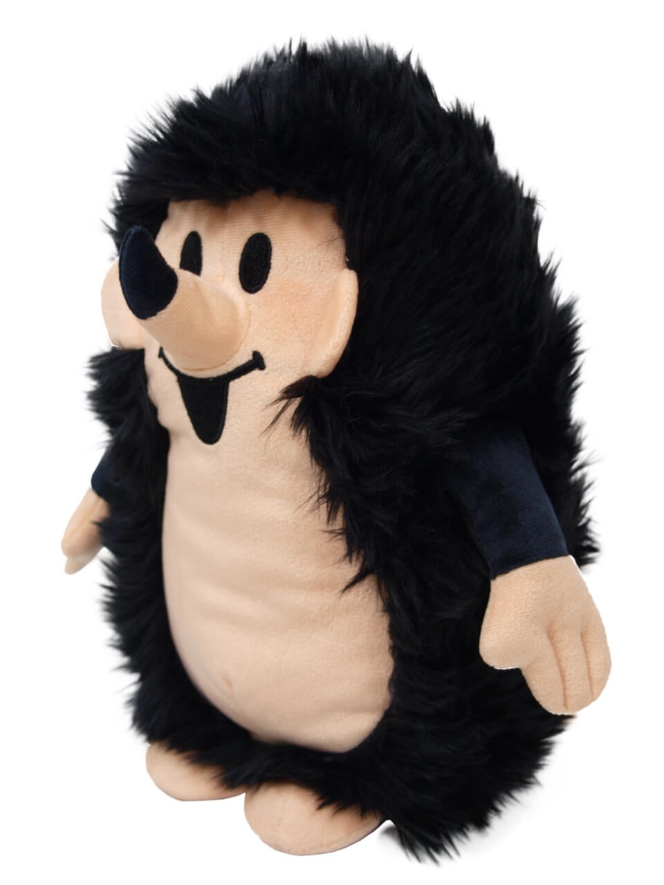 Igel Plüschtier schwarz 28cm – Der kleine Maulwurf, Kuscheltier ab 0 Monate, waschbar von munabo