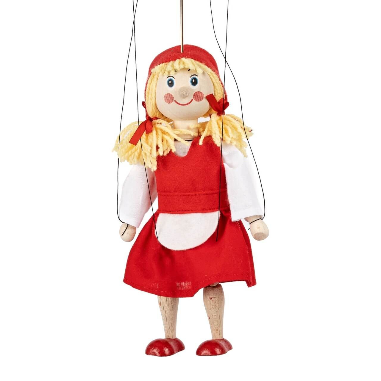 Marionette Rotkäppchen 20 cm, Holz-Marionette, Dekoartikel Marionette Rotkäppchen 20 cm, Holz-Marionette, Dekoartikel von munabo