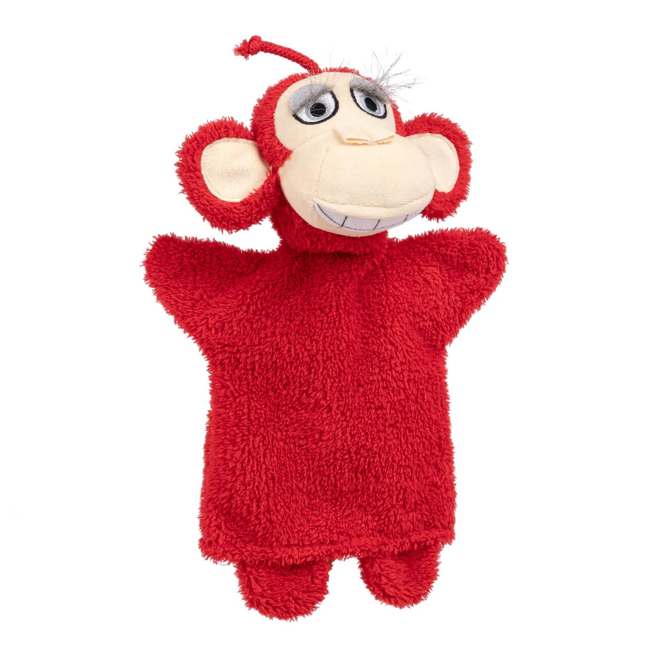 Munabo Crazy Handpuppe Affe, rot, 28cm - Witziger Begleiter mit frechem Charme von munabo
