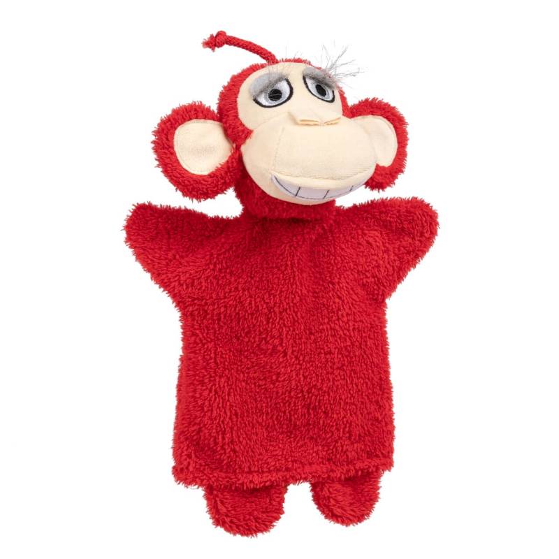 Munabo Crazy Handpuppe Affe, rot, 28cm - Witziger Begleiter mit frechem Charme Munabo Crazy Handpuppe Affe, rot, 28cm - Witziger Begleiter mit frechem Charme von munabo
