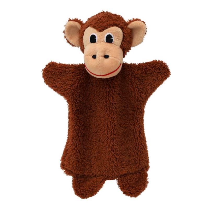 Plüschhandpuppe Affe, 27cm – Handpuppe für fantasievolle Geschichtenerzähler von munabo