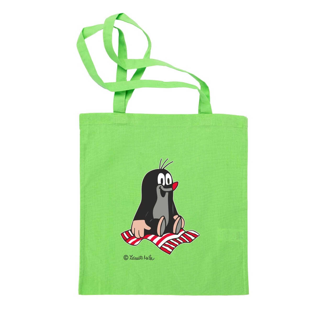 Tasche Maulwurf mit fliegenden Teppich in grün Tasche Maulwurf mit fliegenden Teppich in grün von munabo