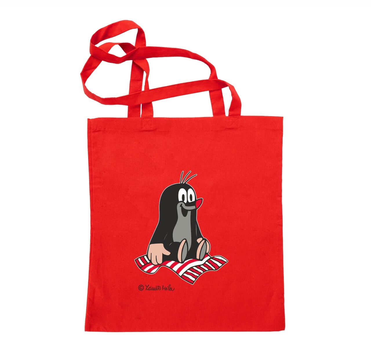 Tasche Maulwurf mit fliegenden Teppich in rot Tasche Maulwurf mit fliegenden Teppich in rot von munabo