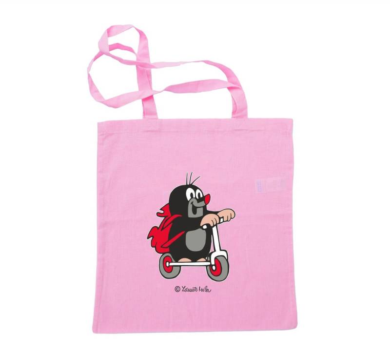 Tasche der kleine Maulwurf mit Roller in rosa von munabo