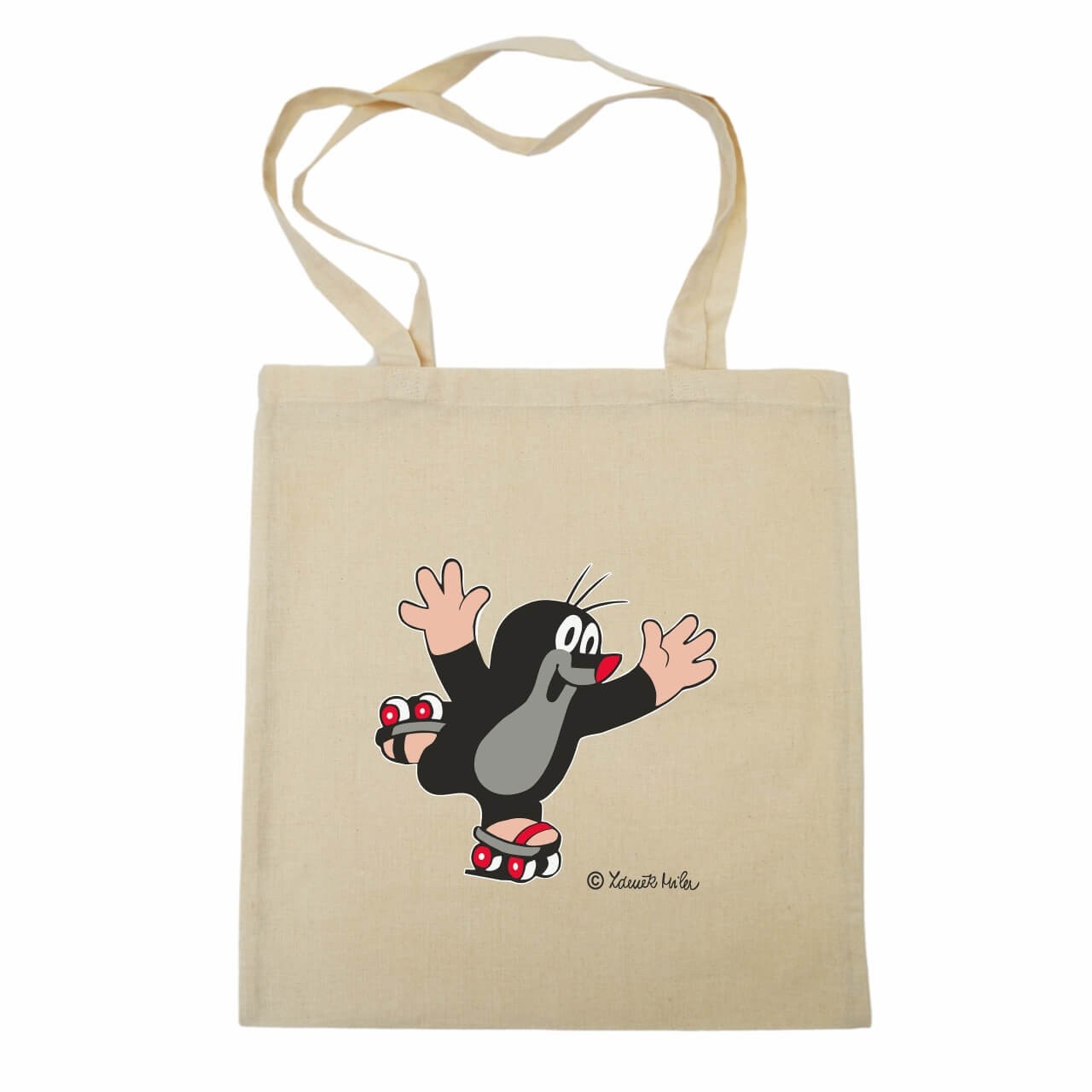 Tasche der kleine Maulwurf mit Rollschuhe in natur Tasche der kleine Maulwurf mit Rollschuhe in natur von munabo