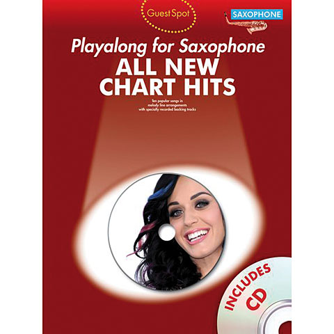 Music Sales All New Chart Hits - Playalong for Saxophone Play-Along von music sales
