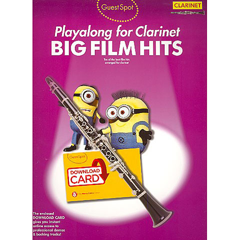 Music Sales Big Film Hits - Playalong for Clarinet Play-Along von music sales