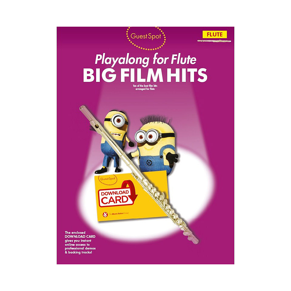 Music Sales Big Film Hits - Playalong for Flute Play-Along Music Sales Big Film Hits - Playalong for Flute Play-Along von music sales