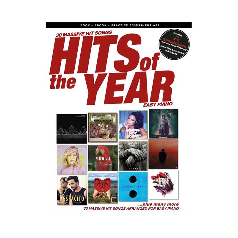 Music Sales Hits of the Year 2017 - Easy Piano Notenbuch von music sales