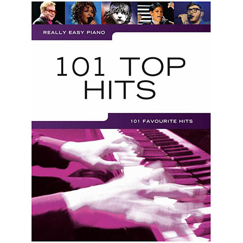 Music Sales Really Easy Piano - 101 Top Hits Notenbuch von music sales