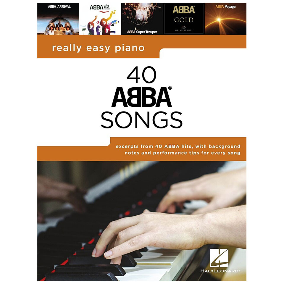 Music Sales Really Easy Piano - 40 ABBA Songs Notenbuch von music sales
