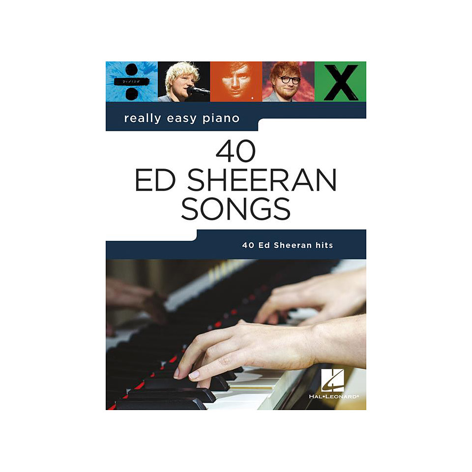 Music Sales Really Easy Piano - 40 Ed Sheeran Songs Notenbuch von music sales