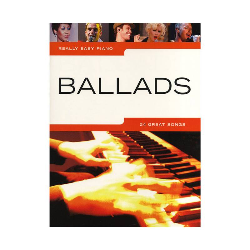 Music Sales Really Easy Piano - Ballads - 24 Great Songs Notenbuch von music sales
