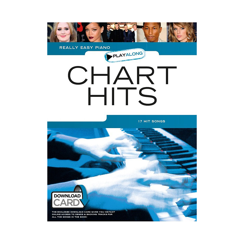 Music Sales Really Easy Piano - Chart Hits - 17 Hit Songs Notenbuch von music sales