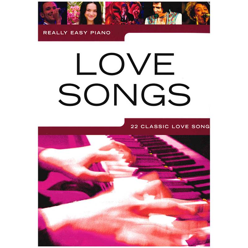 Music Sales Really Easy Piano - Love Songs Notenbuch von music sales