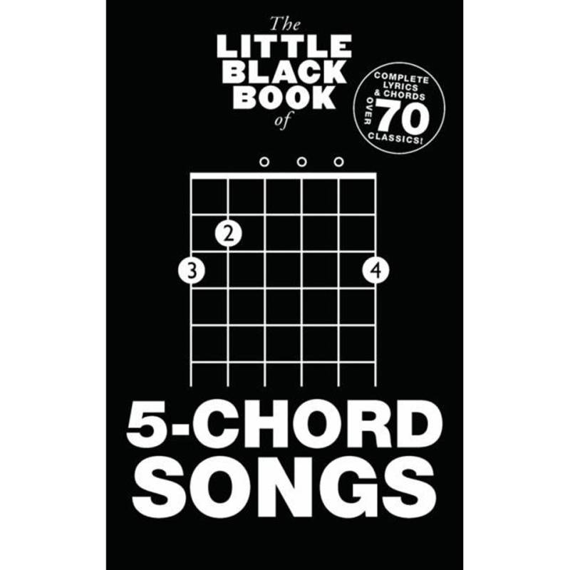 Music Sales The Little Black Book of 5-Chord Songs Songbook von music sales