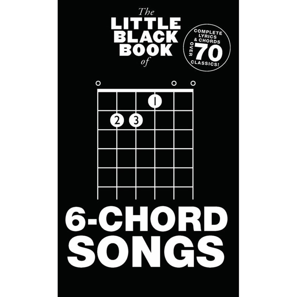 Music Sales The Little Black Book of 6-Chord Songs Songbook von music sales