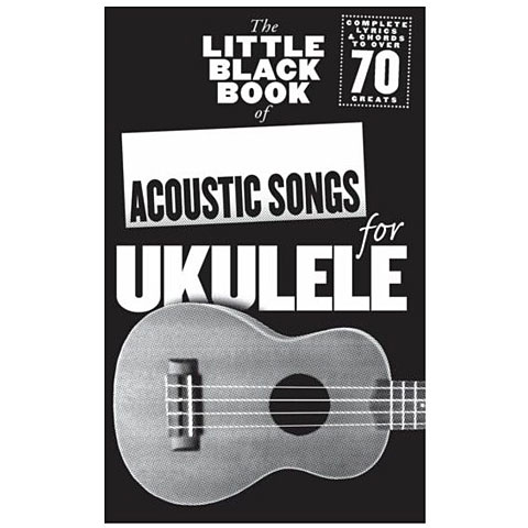 Music Sales The Little Black Book of Acoustic Songs for Ukulele von music sales