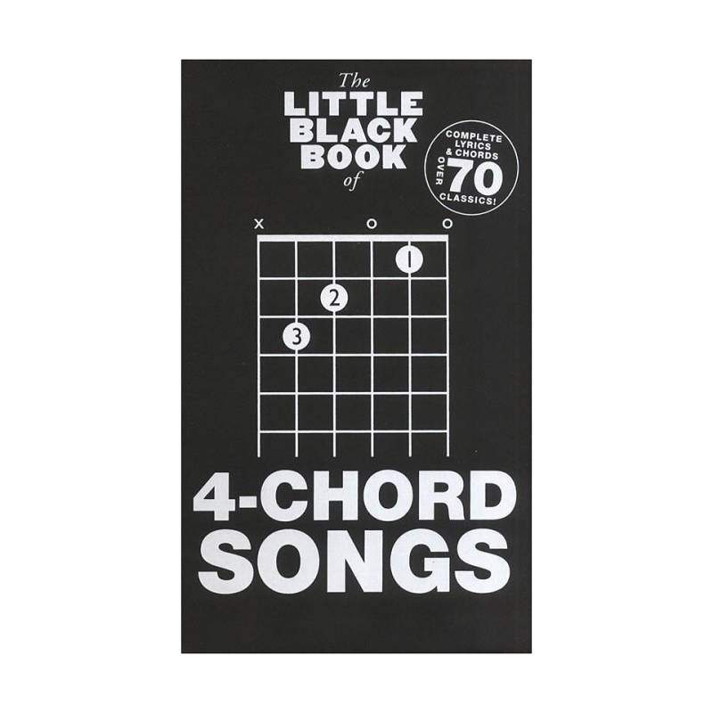 Music Sales The Little Black Book: 4-Chord Songs Songbook von music sales