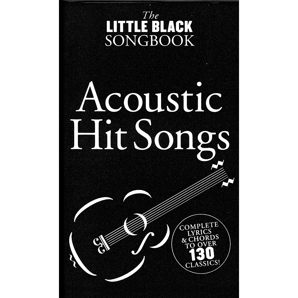 Music Sales The Little Black Songbook - Acoustic Hit Songs Songbook von music sales