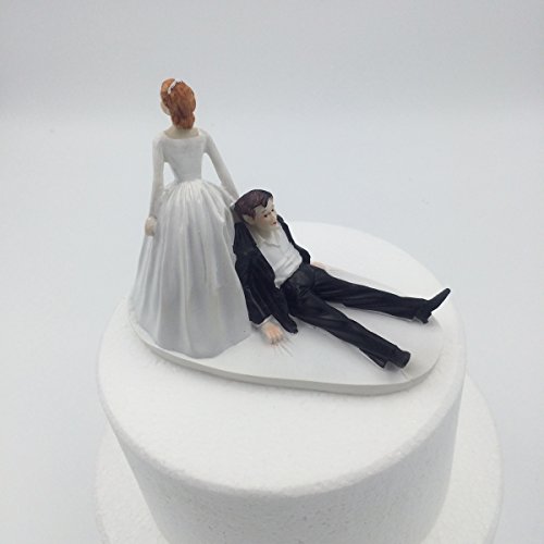 Bräutigam Braut Figur Hochzeitstorte Topper Kuchendekoration Andenken 5.9 Zoll hoch Bräutigam Braut Figur Hochzeitstorte Topper Kuchendekoration Andenken 5.9 Zoll hoch von musykrafties