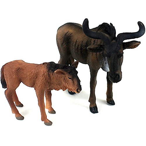 Musykrafties Jumbo-Spielset, Spielfiguren aus Plastik, Afrika, Dschungel, Tiere Wildebeest 2-piece Musykrafties Jumbo-Spielset, Spielfiguren aus Plastik, Afrika, Dschungel, Tiere Wildebeest 2-piece von musykrafties