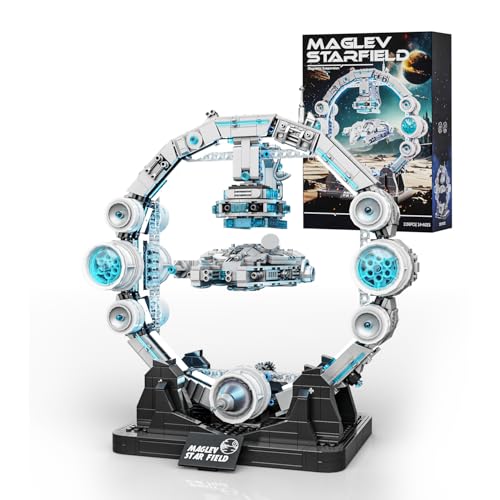 muuchuu Raumschiff Bauset Erwachsene mit Licht, Magnetisches Schwimmend Stern Schiff Spielzeug, Weltraum Kriegsschiff Dekorations Kollektion, Weltraumkrieg Geschenk für Jungen Mädchen muuchuu Raumschiff Bauset Erwachsene mit Licht, Magnetisches Schwimmend Stern Schiff Spielzeug, Weltraum Kriegsschiff Dekorations Kollektion, Weltraumkrieg Geschenk für Jungen Mädchen von muuchuu