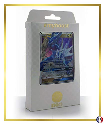Dialga-GX 100/156 - #myboost X Soleil & Lune 5 Ultra-Prisme - Coffret de 10 Cartes Pokémon Françaises von my-booster