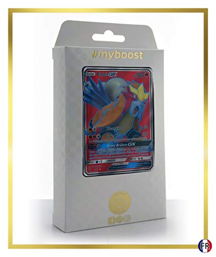 Entei-GX 71/73 Full Art - #myboost X Soleil & Lune 3.5 Légendes Brillantes - Coffret de 10 Cartes Pokémon Françaises von my-booster