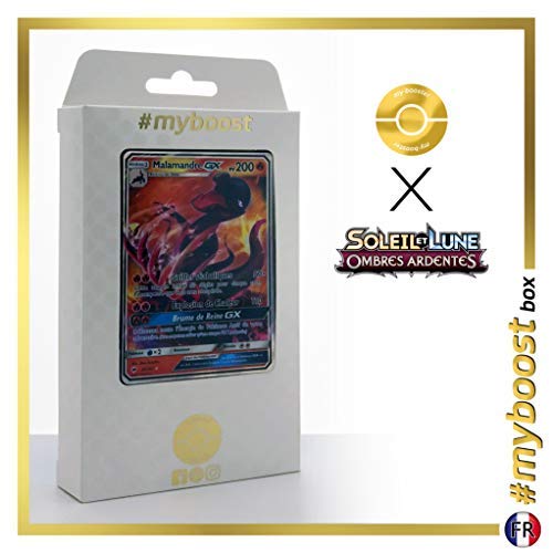 Malamandre-GX 25/147 - #myboost X Soleil & Lune 3 Ombres Ardentes - Coffret de 10 Cartes Pokémon Françaises von my-booster