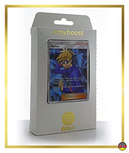 Marlon (Molène) 212/214 Dresseur Full Art - #myboost X Sonne & Mond 10 Kräfte im Einklang - Coffret de 10 Cartes Pokémon Allemandes von my-booster