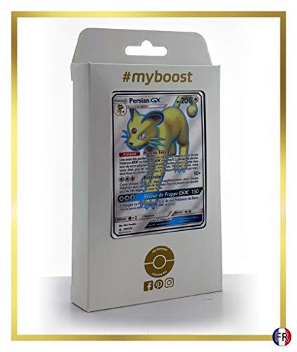 Persian-GX 207/214 Full Art - #myboost X Soleil & Lune 10 Alliance Infaillible - Coffret de 10 Cartes Pokémon Françaises von my-booster