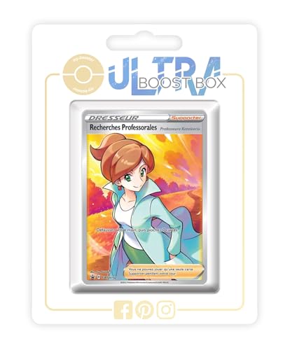 Recherches Professorales (Keteleeria) (Forschung des Professors (Prof. Esche)) SWSH152 Full Art Trainer - Myboost X Epée et Bouclier 4.5 Destinées Radieuses - Box mit 10 französisch Pokémon-Karten von my-booster