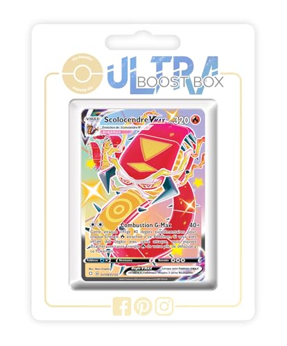 Scolocendre VMAX (Infernopod VMAX) SV109/SV122 Schillerndes Geheimer Full Art - Myboost X Epée et Bouclier 4.5 Destinées Radieuses - Box mit 10 französisch Pokémon-Karten von my-booster