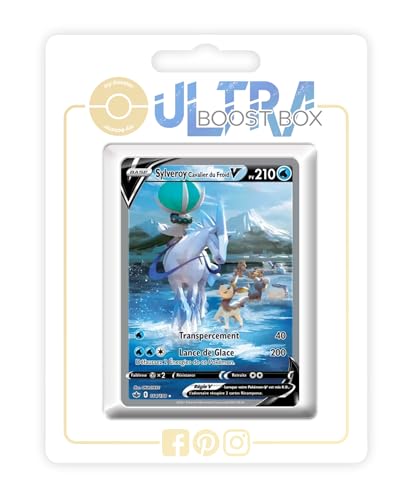 Sylveroy Cavalier du Froid V (Schimmelreiter-Coronospa V) 164/198 Alternative Full Art - Ultraboost X Epée et Bouclier 6 Règne de Glace - Box mit 10 französisch Pokémon-Karten von my-booster
