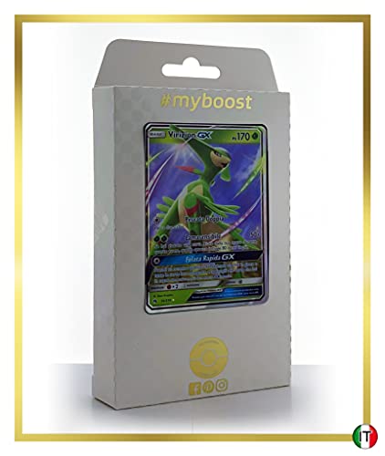 Virizion-GX (Viridium-GX) 34/214 - #myboost X Sole E Luna 8 Tuoni Perduti - Coffret de 10 Cartes Pokémon Italiennes von my-booster