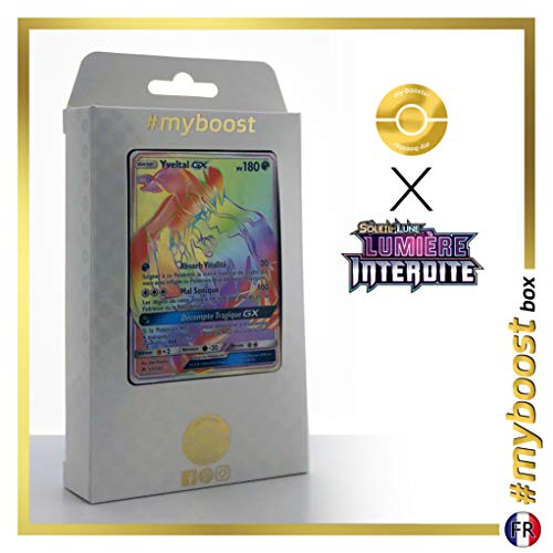 Yveltal-GX 137/131 Arc en Ciel Secrète - #myboost X Soleil & Lune 6 Lumière Interdite - Coffret de 10 Cartes Pokémon Françaises von my-booster