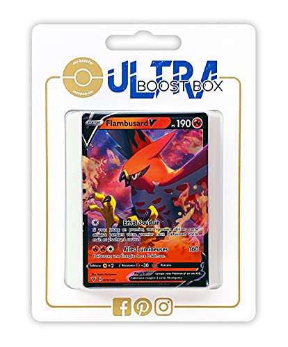 Flanbusard V (Fiaro V) 29/185 - Ultraboost X Epée et Bouclier 4 Voltage Éclatant - Box mit 10 französisch Pokémon-Karten Flanbusard V (Fiaro V) 29/185 - Ultraboost X Epée et Bouclier 4 Voltage Éclatant - Box mit 10 französisch Pokémon-Karten von my-booster