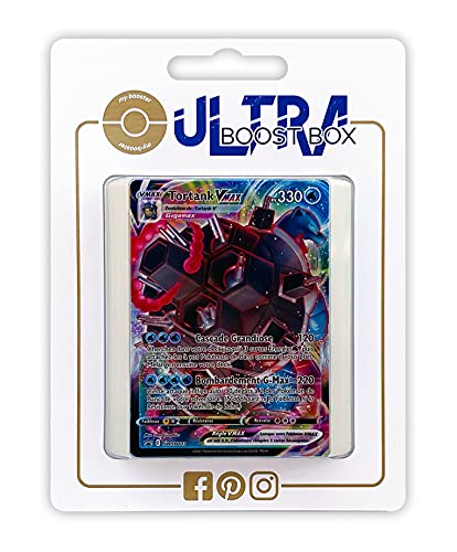 Tortank VMAX (Turtok VMAX) SWSH103 - Ultraboost X Epée et Bouclier 5 Styles de Combat - Box mit 10 französisch Pokémon-Karten Tortank VMAX (Turtok VMAX) SWSH103 - Ultraboost X Epée et Bouclier 5 Styles de Combat - Box mit 10 französisch Pokémon-Karten von my-booster