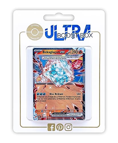 Bekaglaçon ex (Kubuin ex) 42/197 Terakristall - Ultraboost X Écarlate et Violet 03 Flammes Obsidiennes - Box mit 10 französisch Pokémon-Karten Bekaglaçon ex (Kubuin ex) 42/197 Terakristall - Ultraboost X Écarlate et Violet 03 Flammes Obsidiennes - Box mit 10 französisch Pokémon-Karten von my-booster